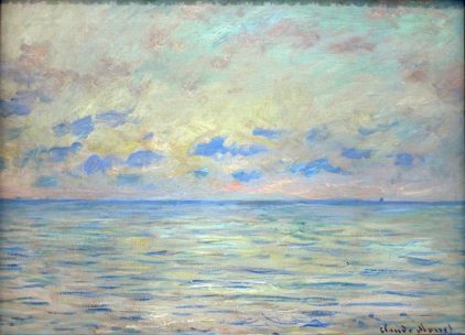 Claude Monet, Marine near Étretat, 1882