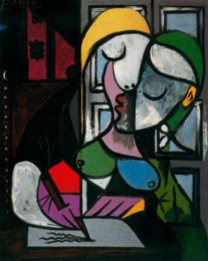 Woman writing - Picasso